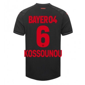 Bayer Leverkusen Odilon Kossounou #6 Replika Hjemmebanetrøje 2023-24 Kortærmet